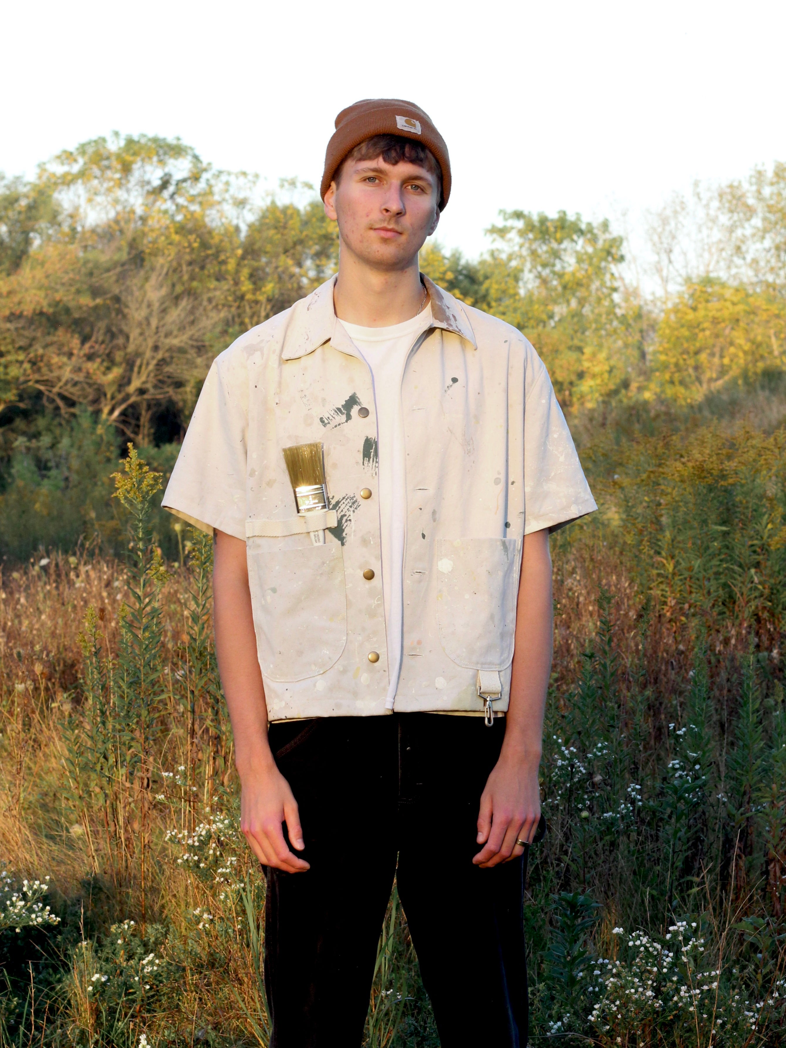 Upcycled Painter's Shirt