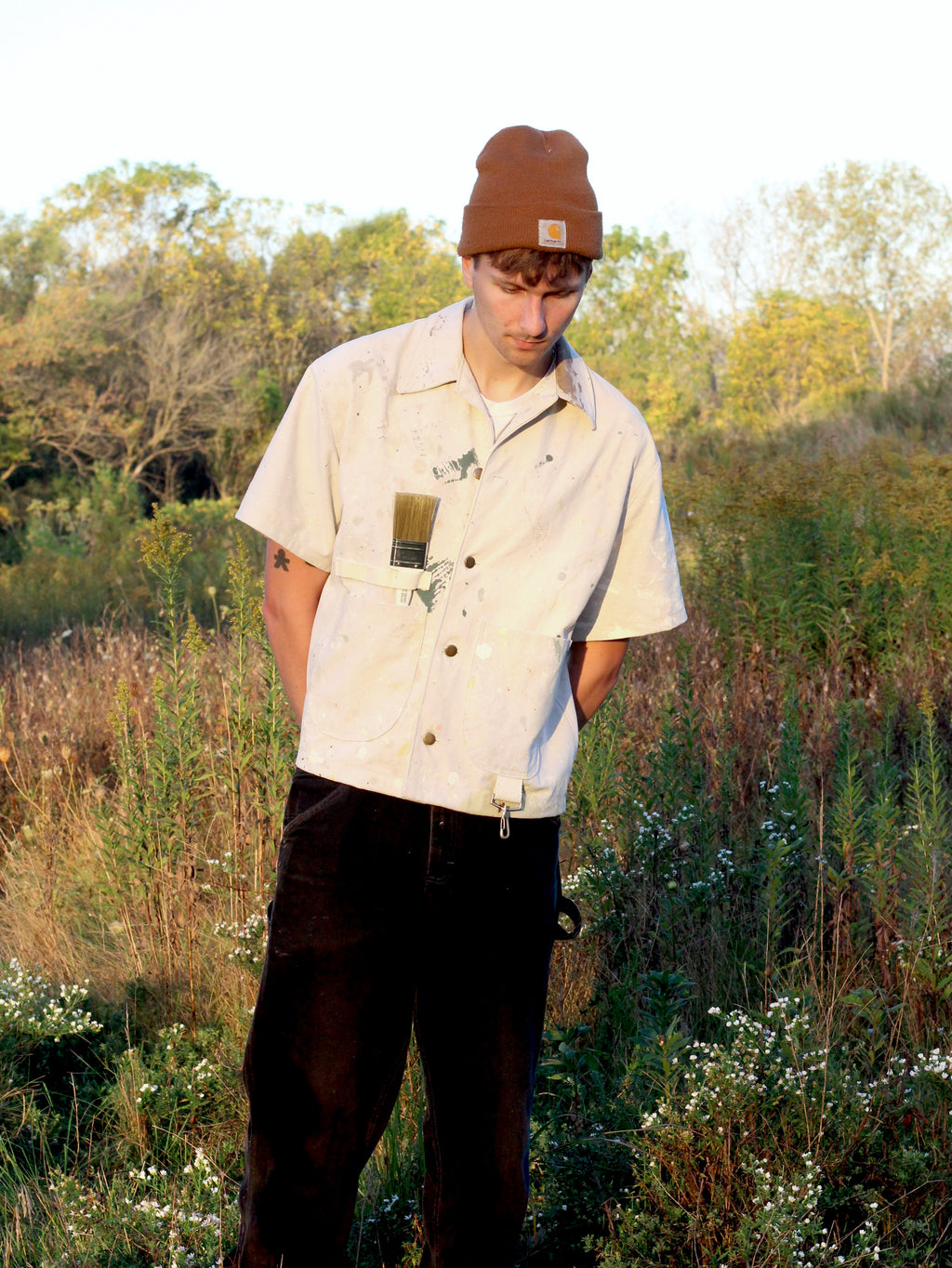 Upcycled Painter's Shirt