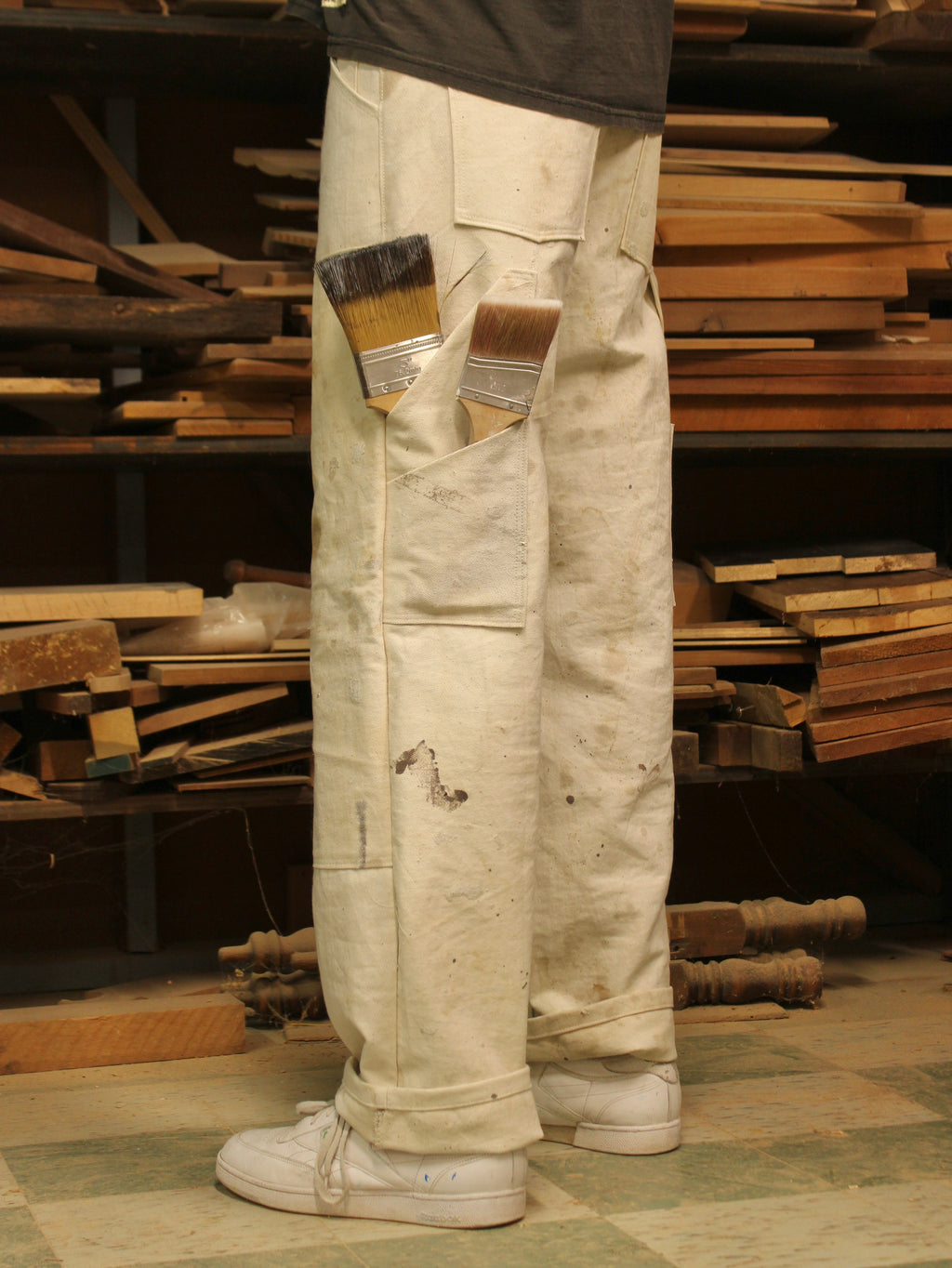 Upcycled Painter's Carpenter Pants